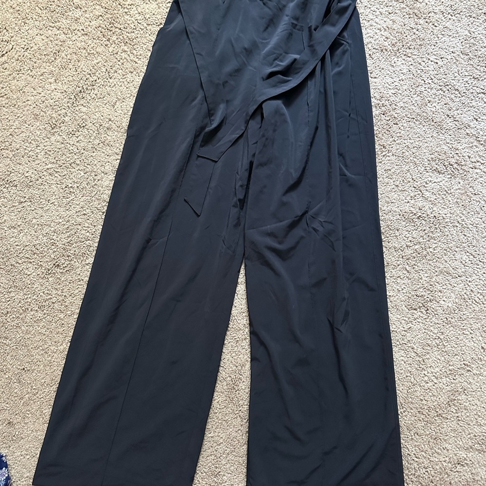 Athleta Black Wide-Leg Pants
